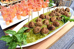 A GARDEN WEDDING RECEPTION